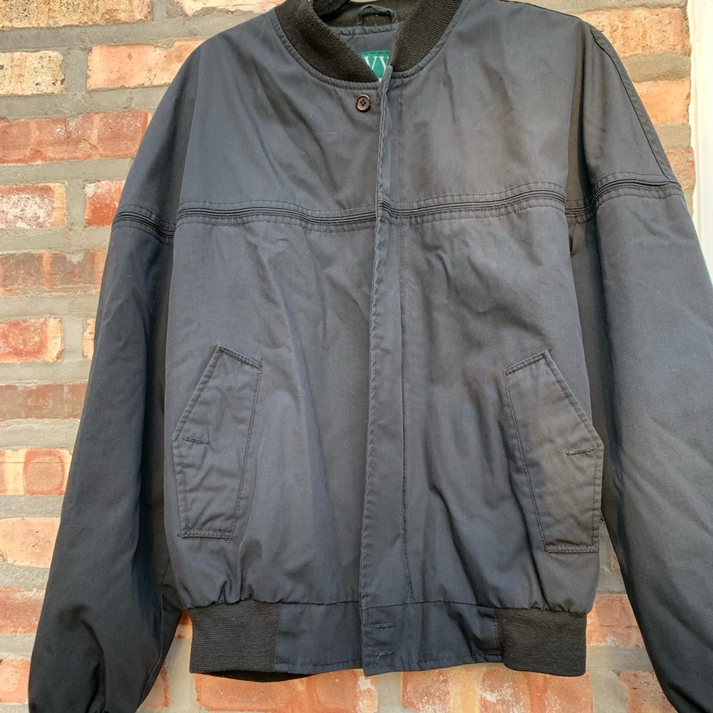 Ivy club vintage zipper bomber jacket